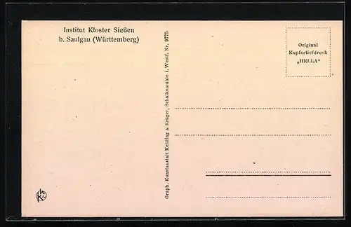 AK Siessen b. Saulgau, Klosterhof und Umgebung