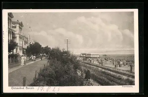 AK Bansin, Promenade und Strand