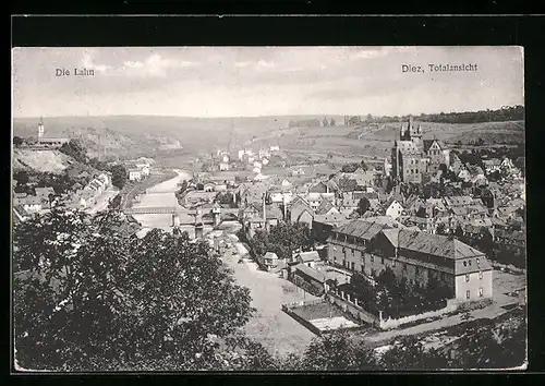 AK Diez, Totalansicht, die Lahn