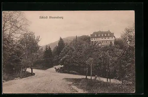 AK Bad Eilsen, Blick auf das Schloss Ahrensburg