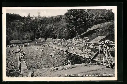AK Rengsdorf, Strandbad im Sommer