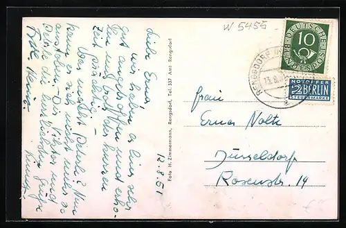 AK Rengsdorf, Strandbad im Sommer