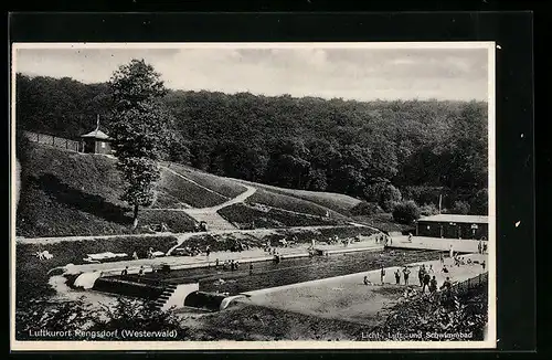 AK Rengsdorf / Westerwald, Schwimmbad