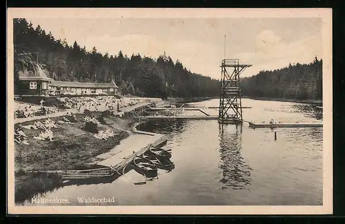 AK Hahnenklee, Waldseebad bei Schönwetter