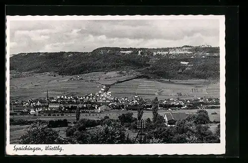 AK Spaichingen /Württbg., Ortsansicht mit Umland