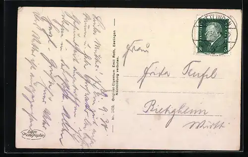 AK Tuttlingen, Ortsansicht mit Weitblick