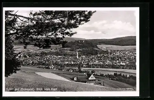 AK Tuttlingen, Blick vom Kapf auf die Stadt