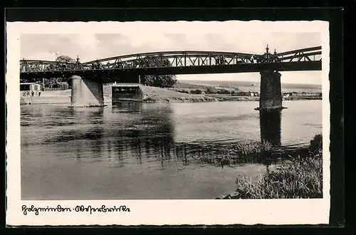 AK Holzminden, Partie an der Weserbrücke