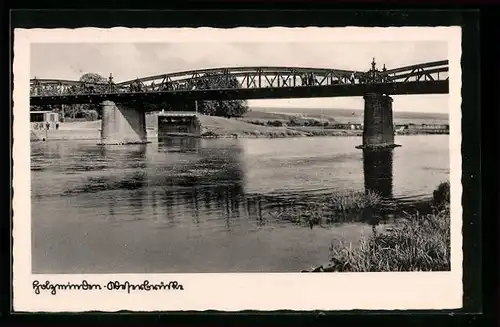 AK Holzminden, Blick auf die Weserbrücke