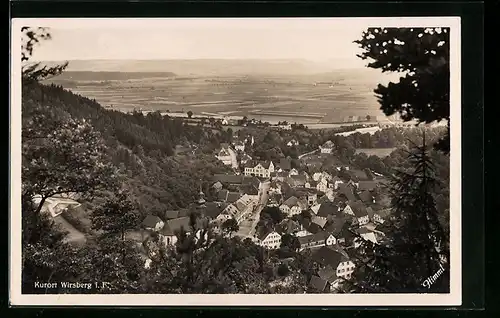 AK Wirsberg i.F., Blick zur Bahnstation Neuenmarkt