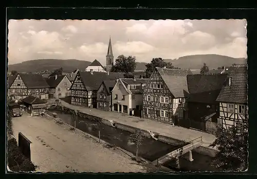 AK Fürth i. Odenwald, Partie an der Weschnitz