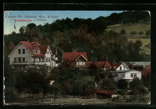 AK Reichelsheim i. Odw., Pension Ph. Göttmann