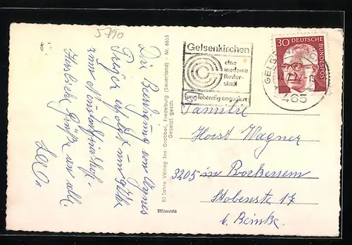 AK Brilon-Wald /Sauerland, Ansichten v. Johannes-Stift u. Kirche