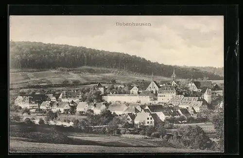 AK Bebenhausen, Ortsansicht mit Umgebung