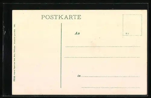 AK Bebenhausen, Ortsansicht mit Umgebung