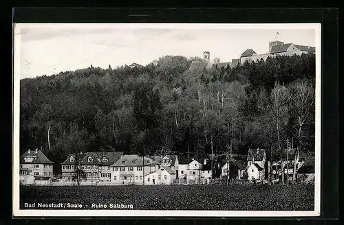 AK Bad Neustadt /Saale, Ortsansicht, Ruine Salzburg