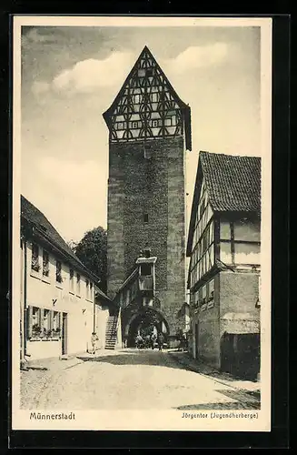 AK Münnerstadt, Jörgentor (Jugendherberge)