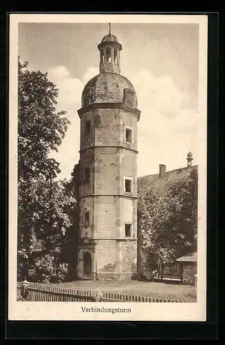 AK Münnerstadt, Blick auf die Verbindungsturm