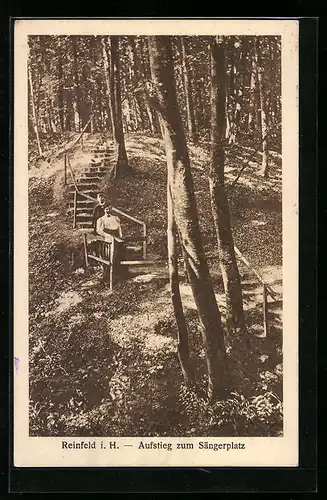 AK Reinfeld i. H., Aufstieg zum Sängerplatz