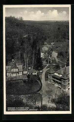 AK Alexisbad i. Harz, Offiziersgenesungsheim Berghaus