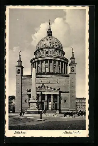 AK Potsdam, die Nikolaikirche