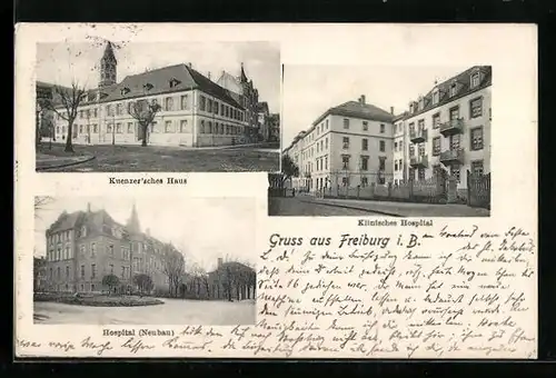 AK Freiburg i. B., Kuenzer`sches Haus, Klinisches Hospital