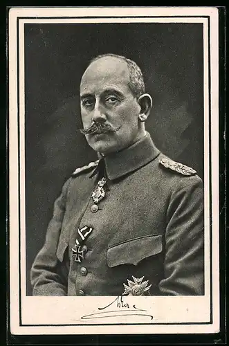 AK Adeliger von Baden in Uniform