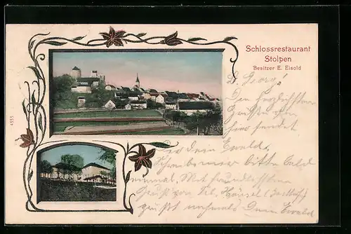AK Stolpen, Ortsansicht und Schlossrestaurant