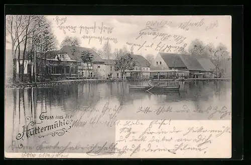 AK Hüttermühle, Uferpartie