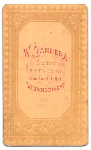 Fotografie W. Jandera, Wildenschwert, Junge Dame mit moderner Frisur