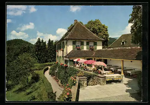 AK Bürgeln, Blick auf das Schloss Bürgeln-Schlosswirtschaft