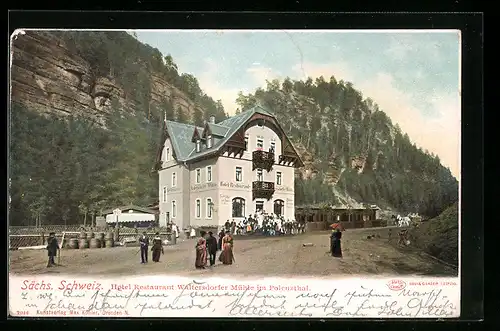 AK Hohnstein, Hotel-Restaurant Waltersdorfer Mühle