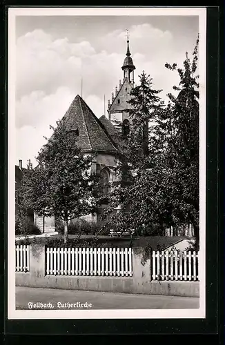 AK Fellbach, Partie an der Lutherkirche