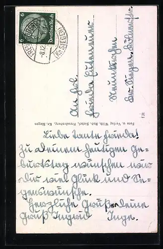 AK Freudenberg /Kr. Siegen, Teilansicht mit Kirche