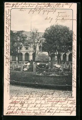 AK Siegen, Am Bismarckdenkmal