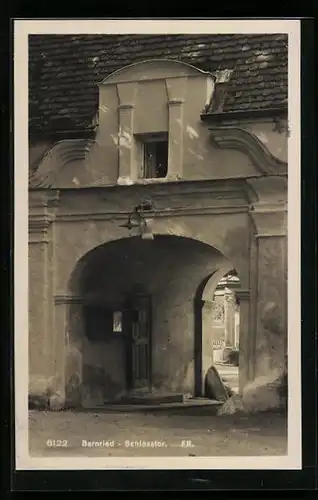 AK Bernried, am Schlosstor