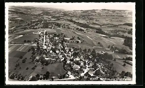 AK Mézières, Gesamtansicht vom Flugzeug aus