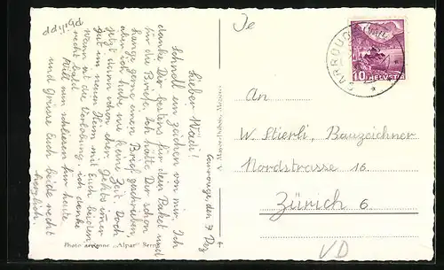 AK Mézières, Gesamtansicht vom Flugzeug aus