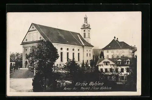 AK Wohlen, Kirche und Nachbarhäuser