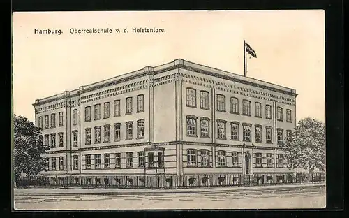 AK Hamburg, Oberrealschule v. d. Holstentore