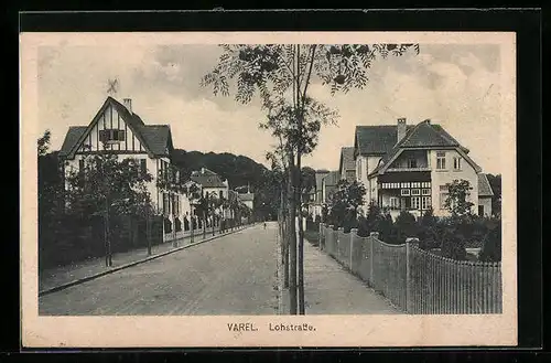 AK Varel, Blick in die Lohstrasse