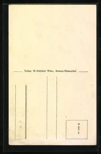 AK Bremen-Blumenthal, Waldschenke, Konzert- und Tanzlokal v. Andreas Schütte