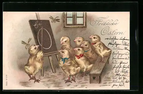 AK Osterküken lernen alles über Ostereier in der Schule