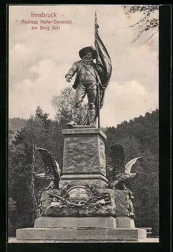 AK Innsbruck, Andreas Hofer-Denkmal am Berg Isel