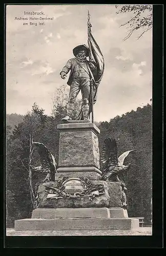 AK Innsbruck, Andreas Hofer-Denkmal am Berg Isel