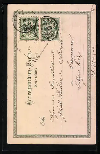 Künstler-AK Zeno Diemer: Torbole, Partie am Hafen