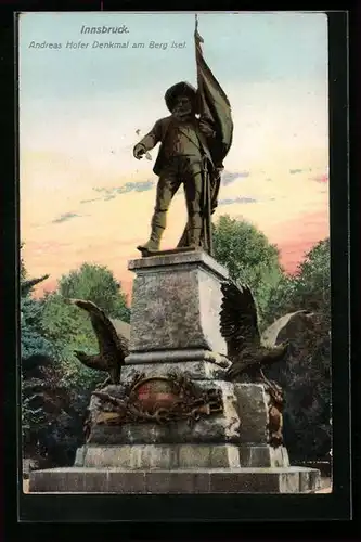 AK Innsbruck, Andreas Hofer-Denkmal am Berg Isel