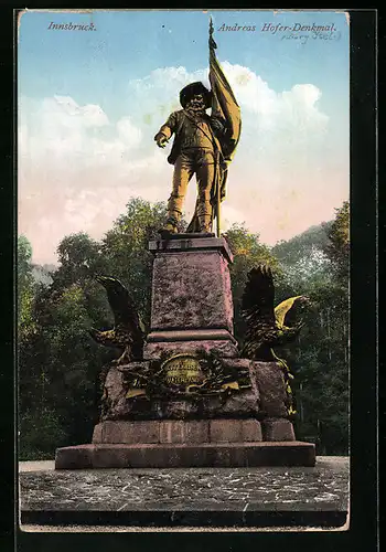AK Innsbruck, Andreas Hofer-Denkmal, Berg Isel