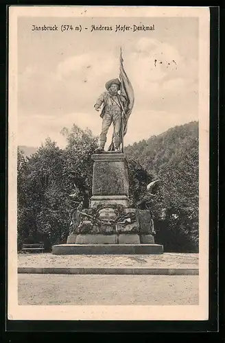 AK Innsbruck, Andreas Hofer-Denkmal am Berg Isel