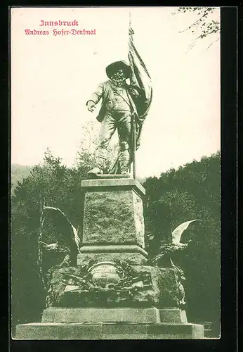 AK Innsbruck, Andreas Hofer-Denkmal am Berg Isel